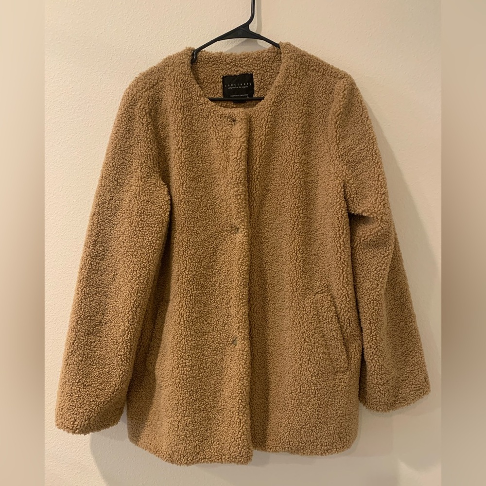 Sanctuary Camel Teddy Jacket - image 1